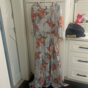 Size small, Baltic born, Blue/Coral